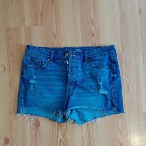 Old Navy Distressed Blue Jean Shorts
